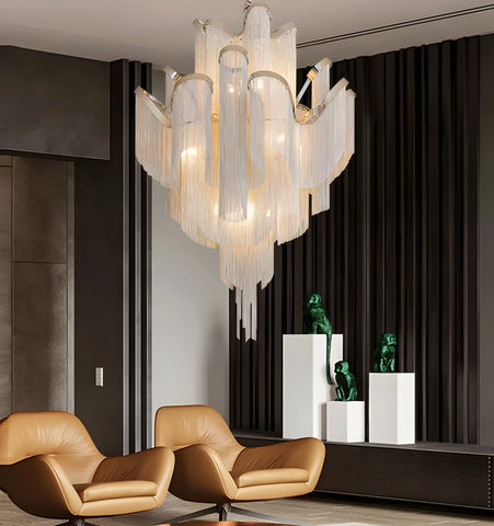 Stream Chain Chandelier