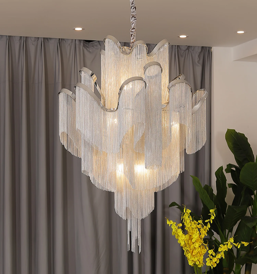 Stream Chain Chandelier