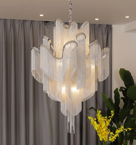 Stream Chain Chandelier
