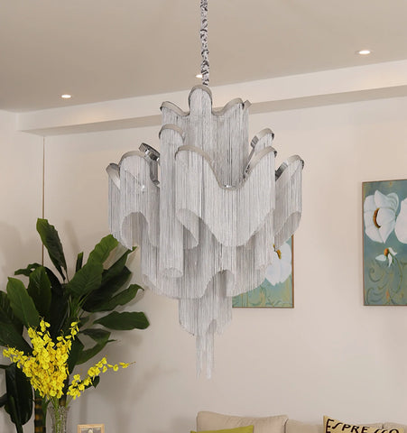 Stream Chain Chandelier