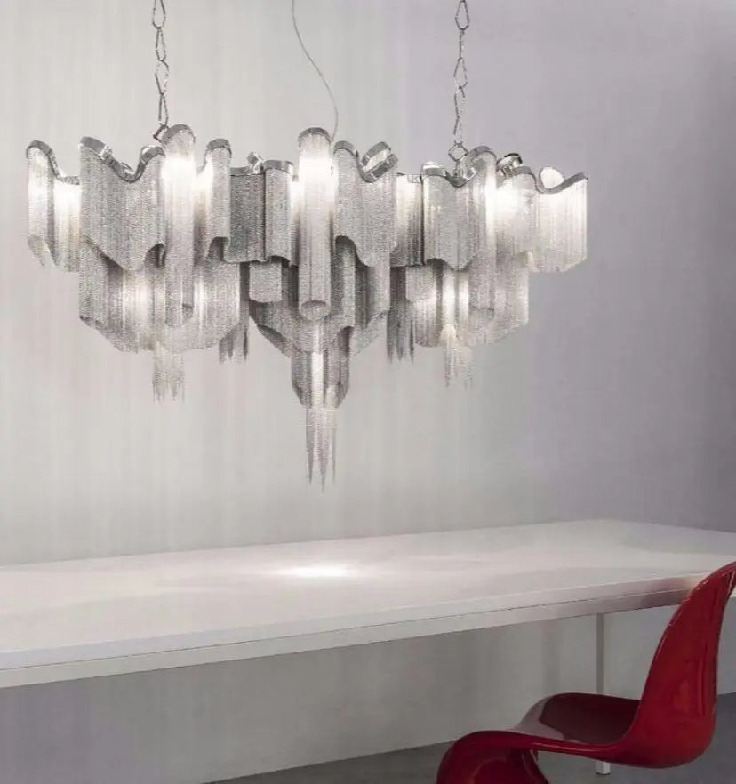 Stream Chain Chandelier