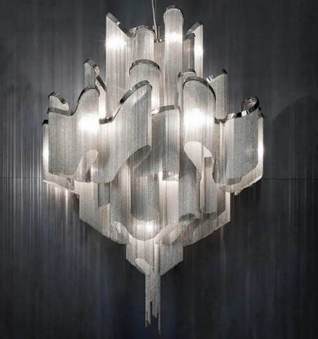 Stream Chain Chandelier
