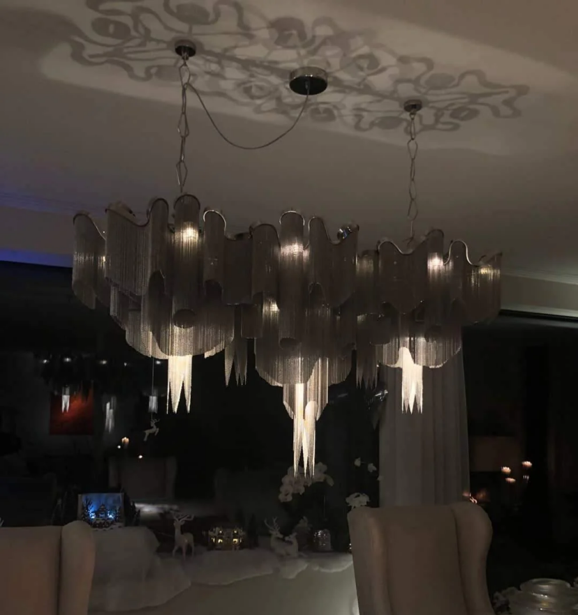 Stream Chain Chandelier