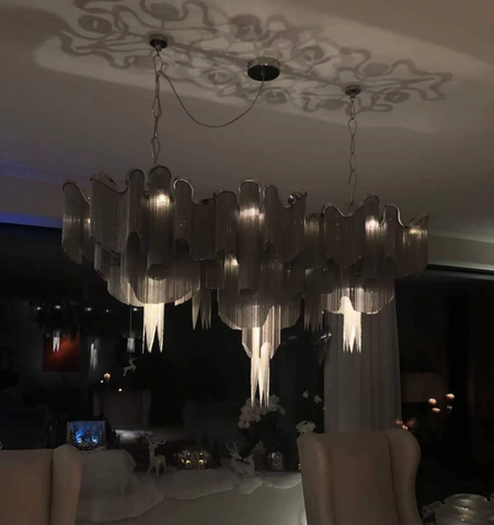 Stream Chain Chandelier
