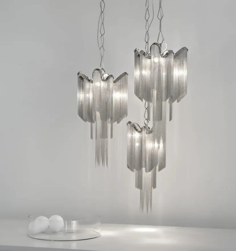 Stream Chain Chandelier