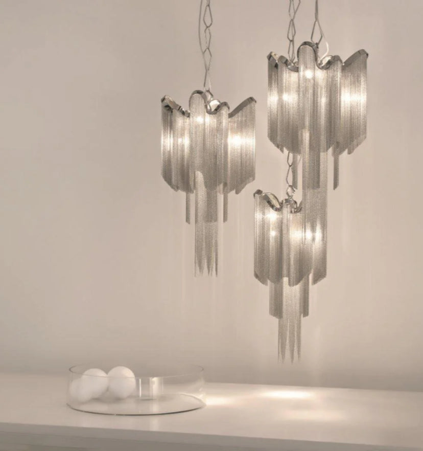 Stream Chain Chandelier