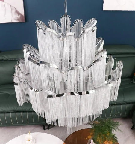Stream Chain Chandelier