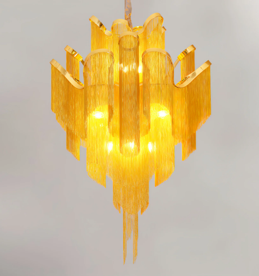 Stream Chain Chandelier