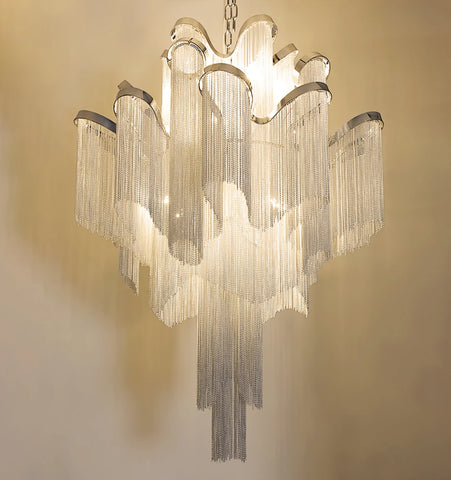 Stream Chain Chandelier