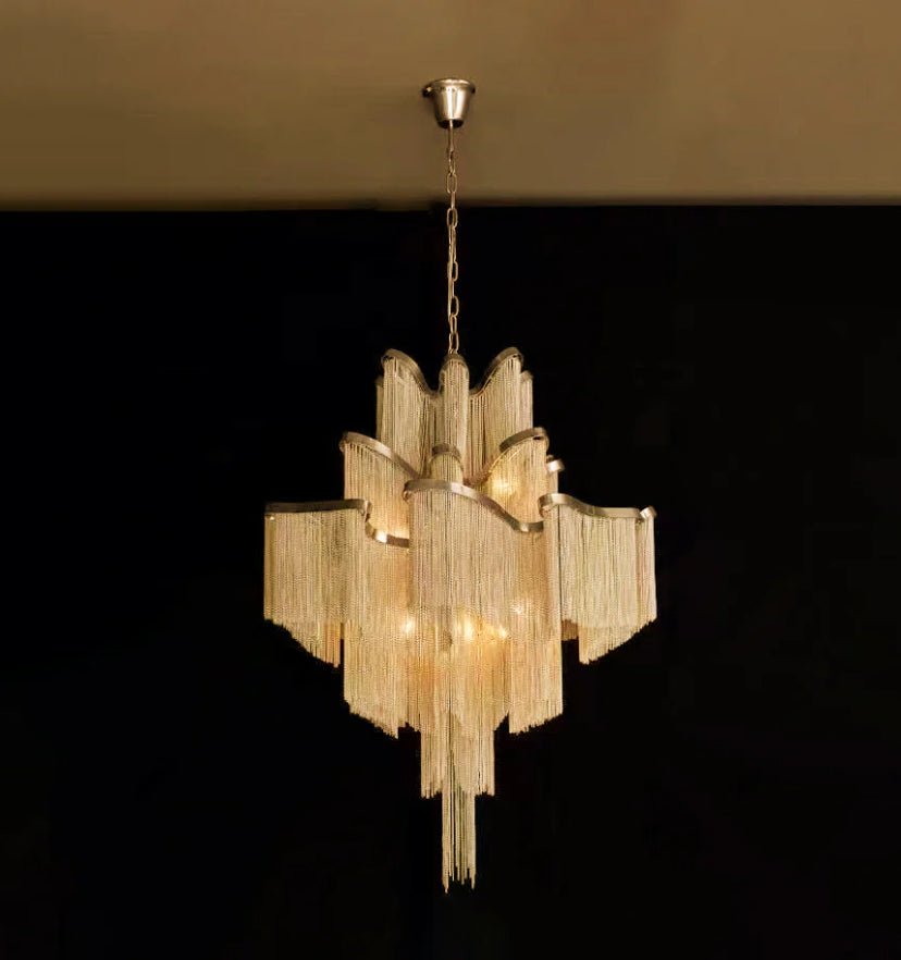 Stream Chain Chandelier