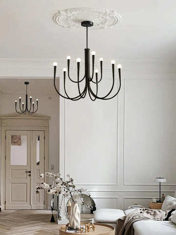 Swoop Arm Chandelier