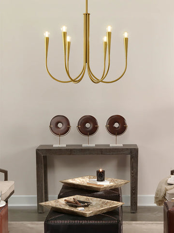 Swoop Arm Chandelier