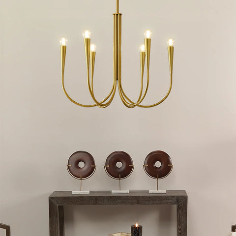 Swoop Arm Chandelier