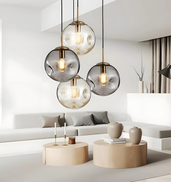 TULISE BUBBLE GLASS PENDANT LIGHT