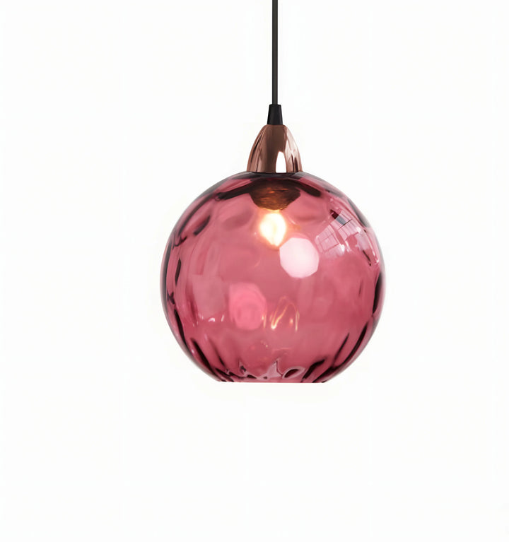 TULISE GLASS PENDANT LIGHTS - Rose