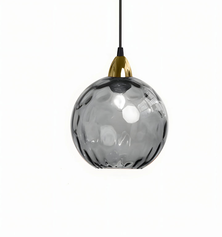 TULISE GLASS PENDANT LIGHTS - Smoky Gray