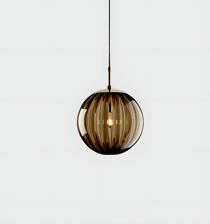 TULISE GLASS PENDANT LIGHTS - Amber