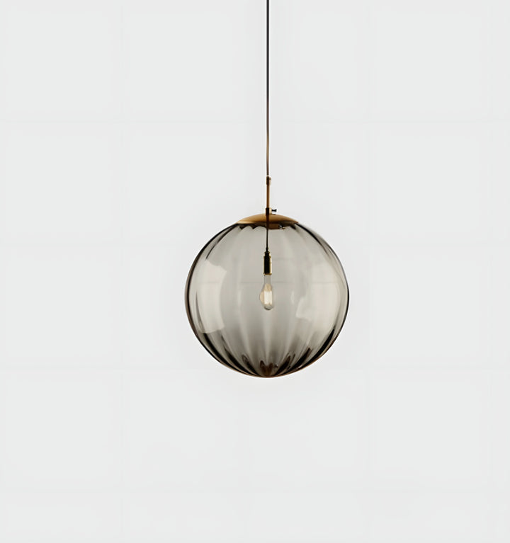 TULISE GLASS PENDANT LIGHTS - Smoky Gray