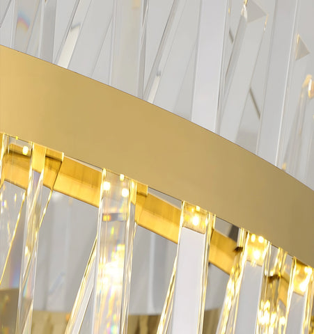 The Golden Crossover Chandelier