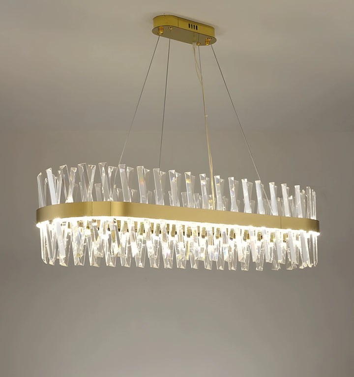 The Golden Crossover Chandelier