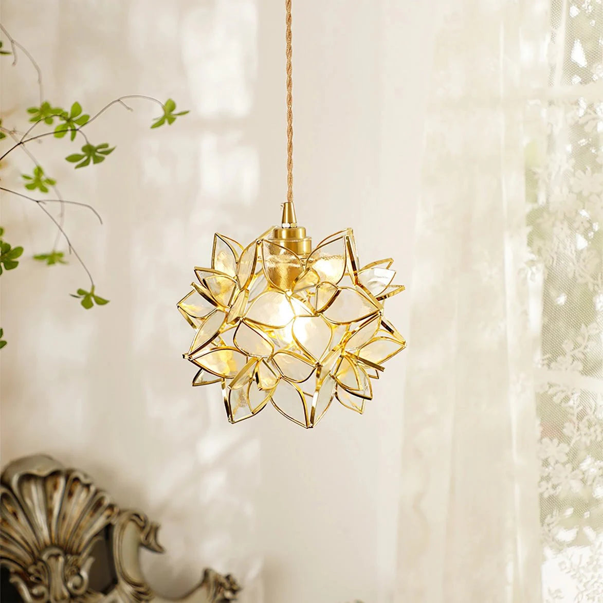 Tiffany Flower Pendant Light