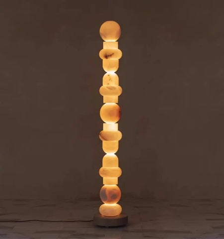 Totem Alabaster Floor Lamp