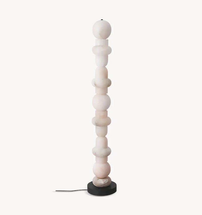 Totem Alabaster Floor Lamp