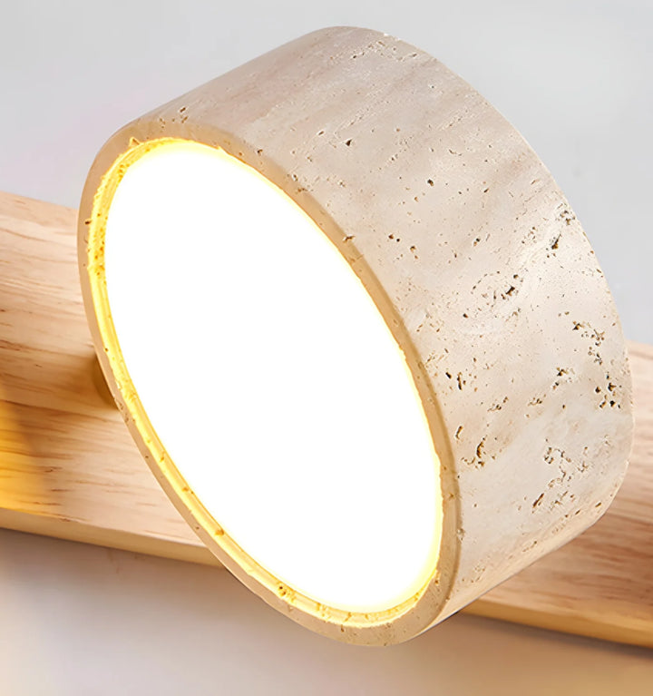 Travertine Duo Wall Light