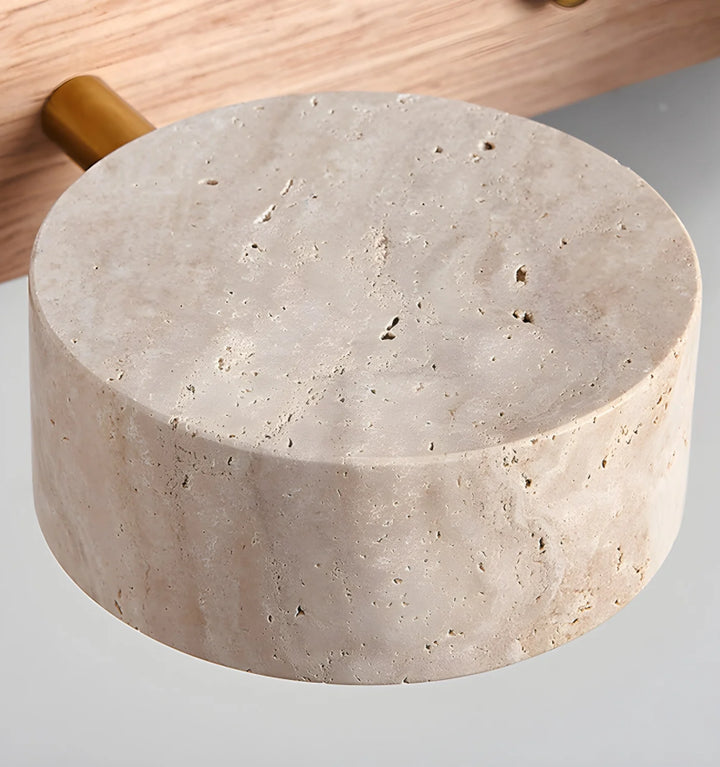 Travertine Duo Wall Light