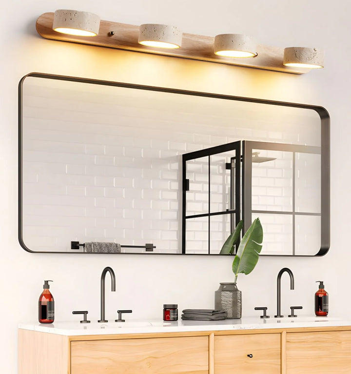 Travertine Duo Wall Light