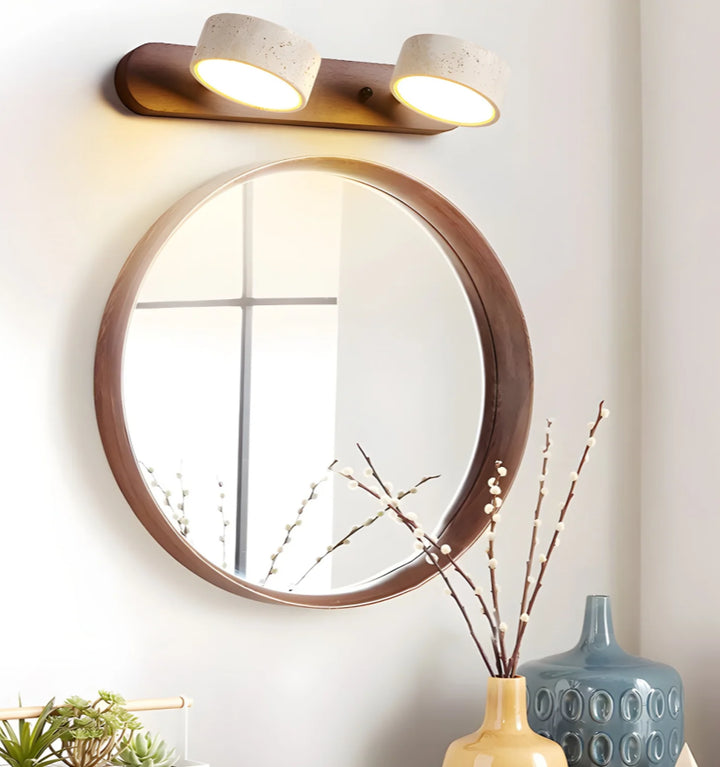 Travertine Duo Wall Light