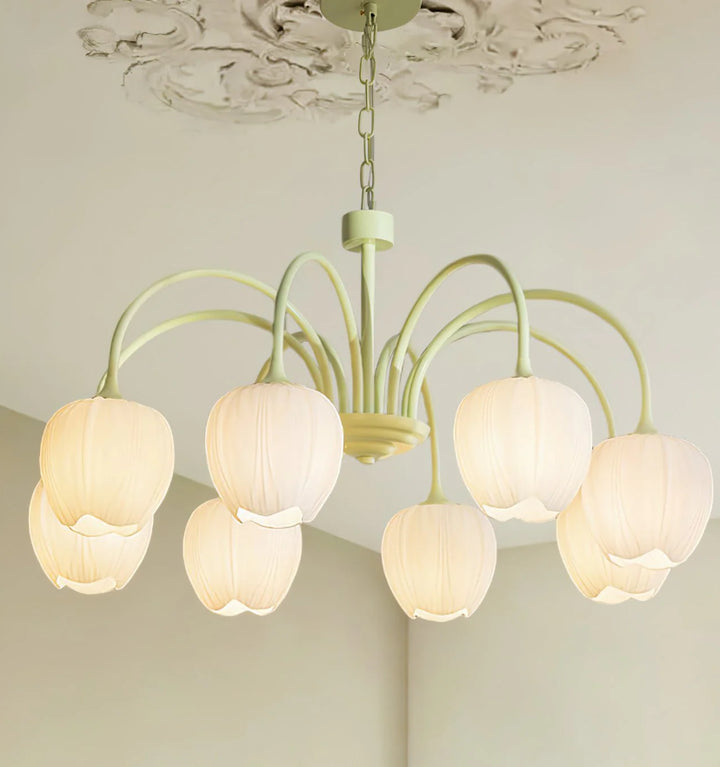 Tulip Matcha Chandelier