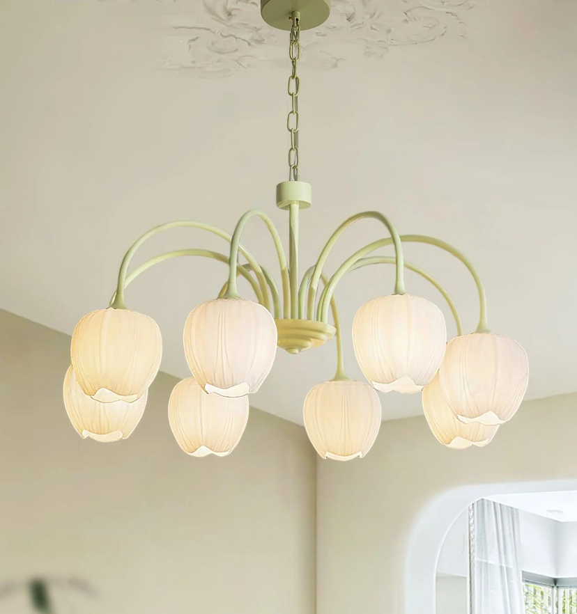 Tulip Matcha Chandelier