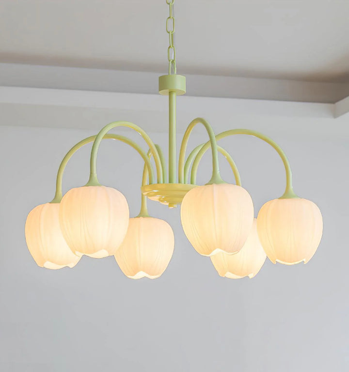 Tulip Matcha Chandelier