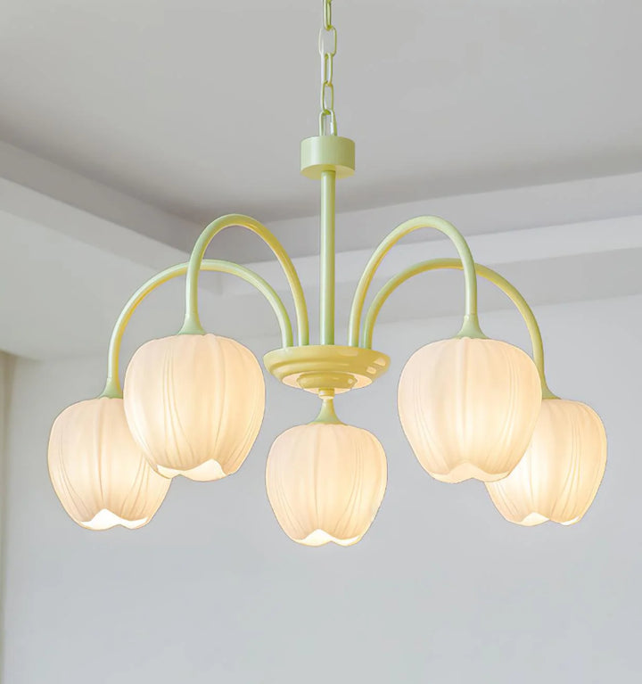 Tulip Matcha Chandelier