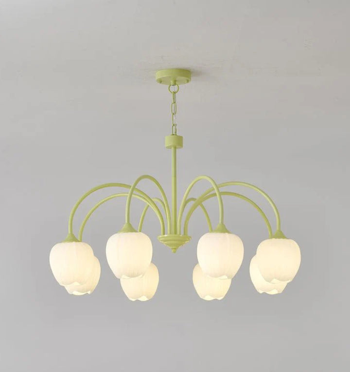 Tulip Matcha Chandelier