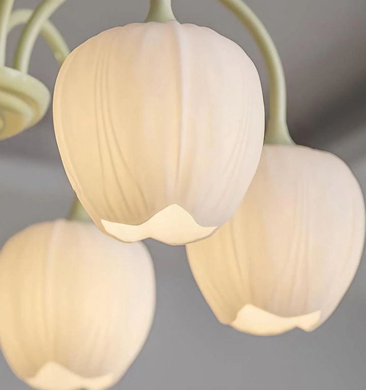 Tulip Matcha Chandelier