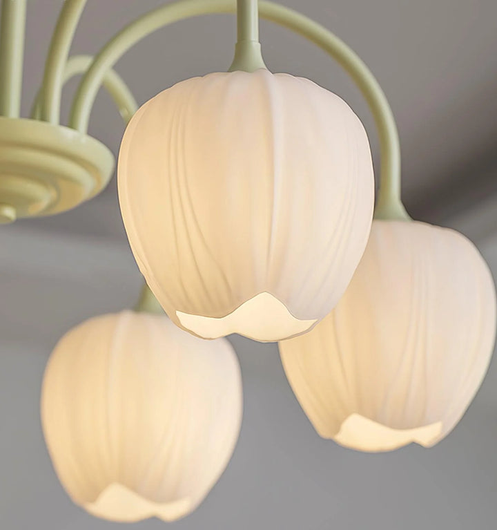 Tulip Matcha Chandelier