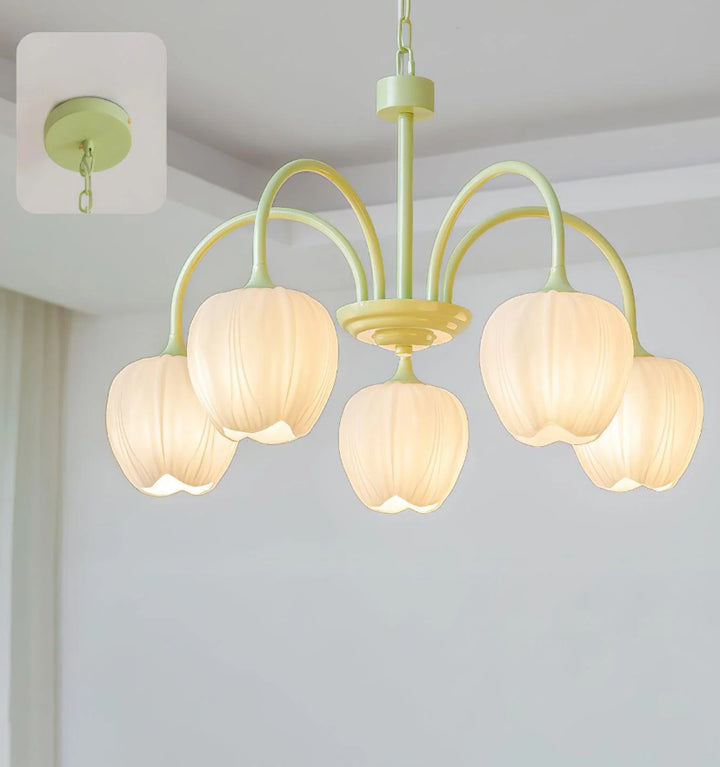 Tulip Matcha Chandelier