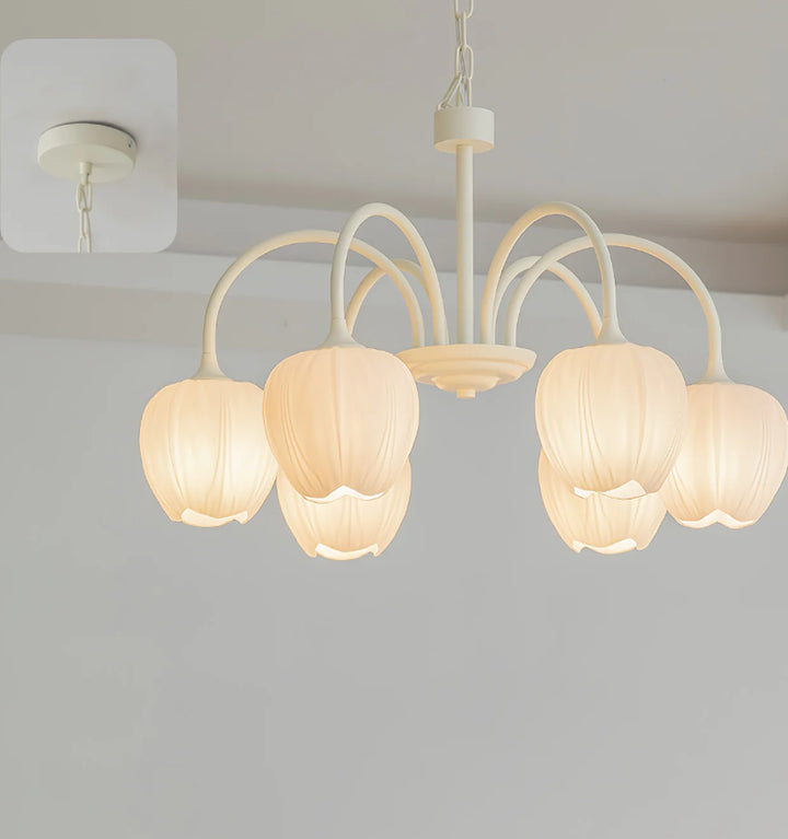 Tulip Matcha Chandelier