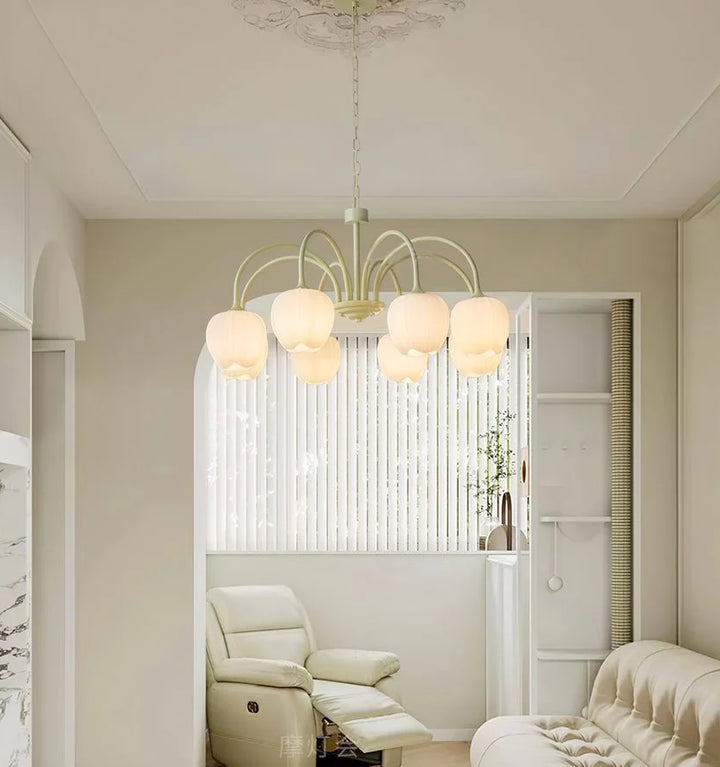 Tulip Matcha Chandelier