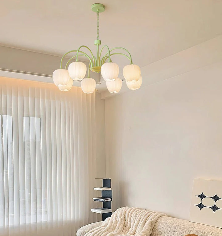 Tulip Matcha Chandelier