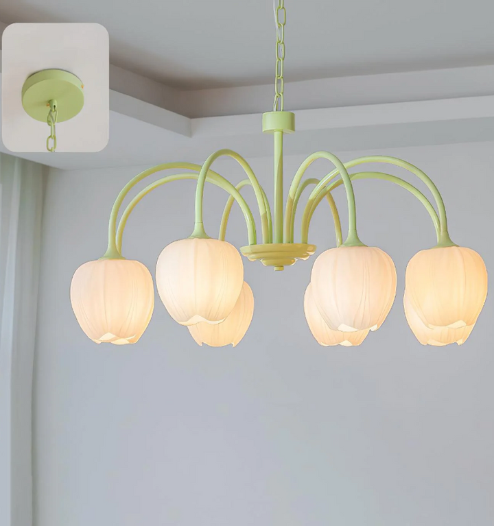 Tulip Matcha Chandelier