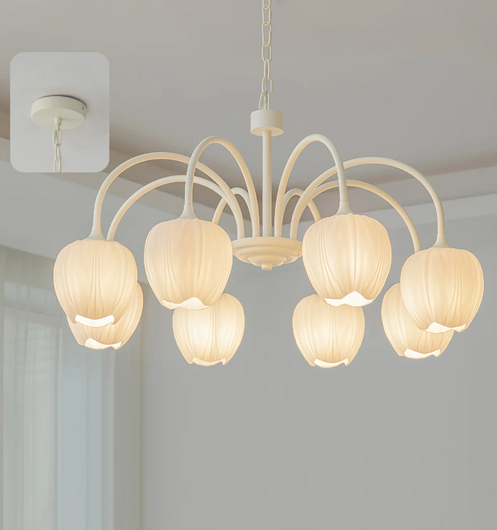 Tulip Matcha Chandelier