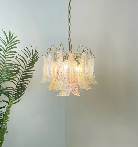 VENINI COLORFUL MURANO GLASS CHANDELIER