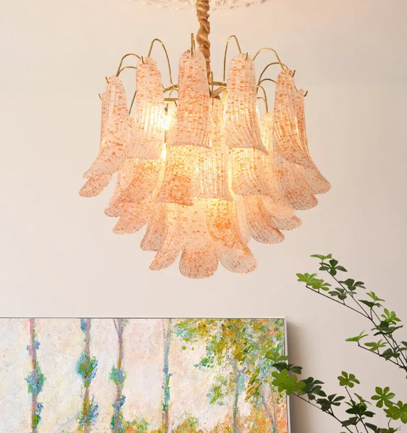 VENINI COLORFUL MURANO GLASS CHANDELIER