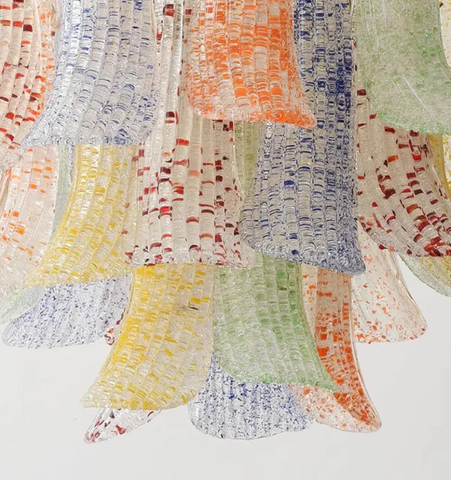 VENINI COLORFUL MURANO GLASS CHANDELIER