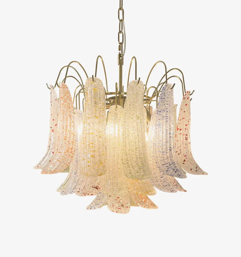 VENINI COLORFUL MURANO GLASS CHANDELIER
