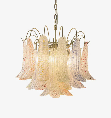 VENINI COLORFUL MURANO GLASS CHANDELIER