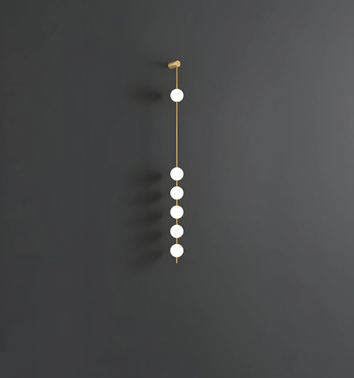 Vertical Balls Wall Lamp